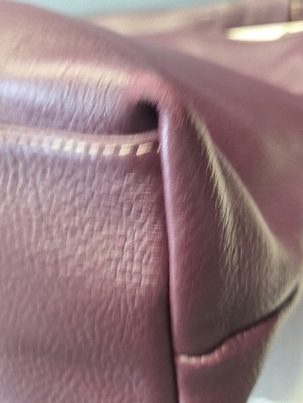 Dooney & Bourke Purple Pebbled Leather Hobo Shoulder Bag - Picture 9 of 13